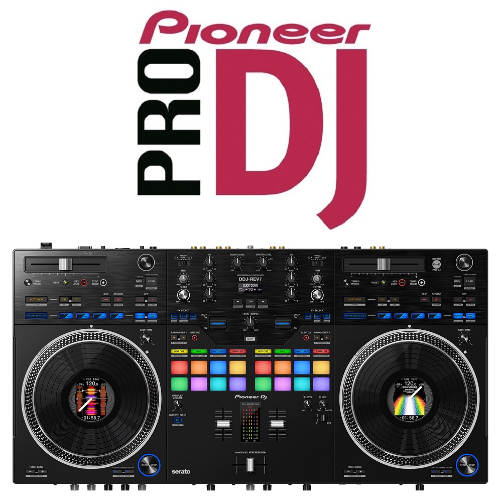 Controlador DJ Profesional 2 Canales para Serato y Scratch Pioneer DDJ-REV7