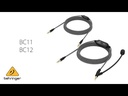 BEHRINGER MICROFONO MINI OMNIDIRECCIONAL CON CABLE 2MT TRS A TRRS
