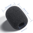 GOMA ESPUMA PROTECTOR DE MICROFONO DE BALITA SOLPA HEATSET 5pz