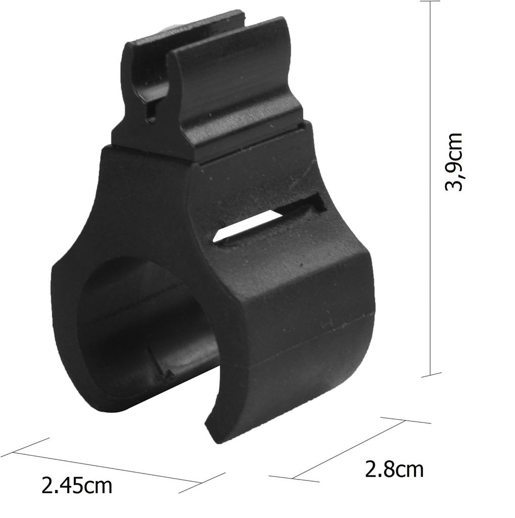 HEIMU CLIP CLAMP SOPORTE DE MICROFONO A FAUTA DULCE O TRANSVERSAL