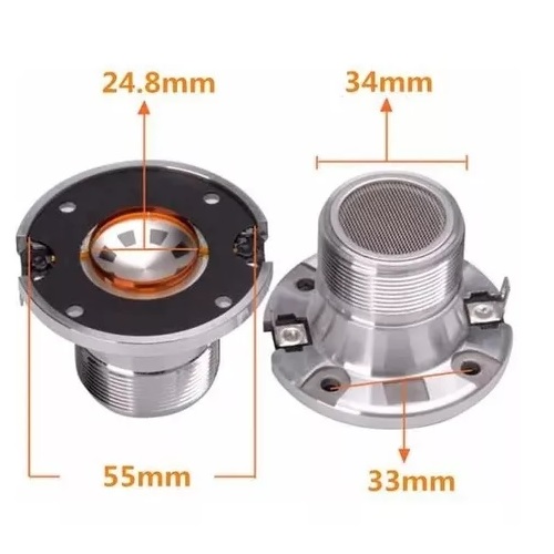 Repuesto Genérico Membrana Remplazo Agudo Driver 1" 2414H