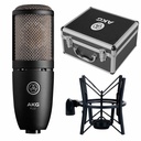 AKG MICROFONO VOCAL ESTUDIO DE CONDENSADOR CON BASE ARAÑA