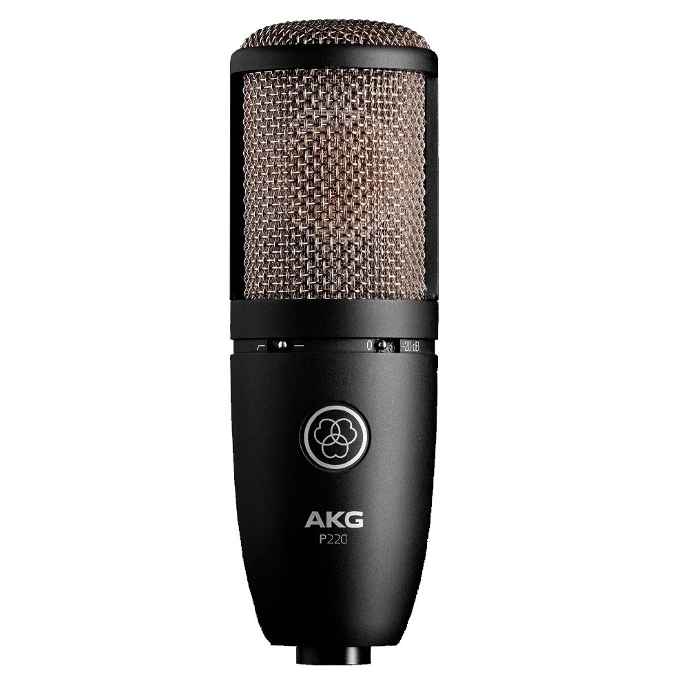 AKG MICROFONO VOCAL ESTUDIO DE CONDENSADOR CON BASE ARAÑA