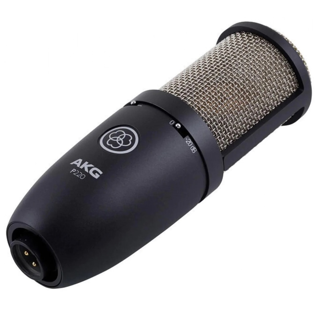 AKG MICROFONO VOCAL ESTUDIO DE CONDENSADOR CON BASE ARAÑA