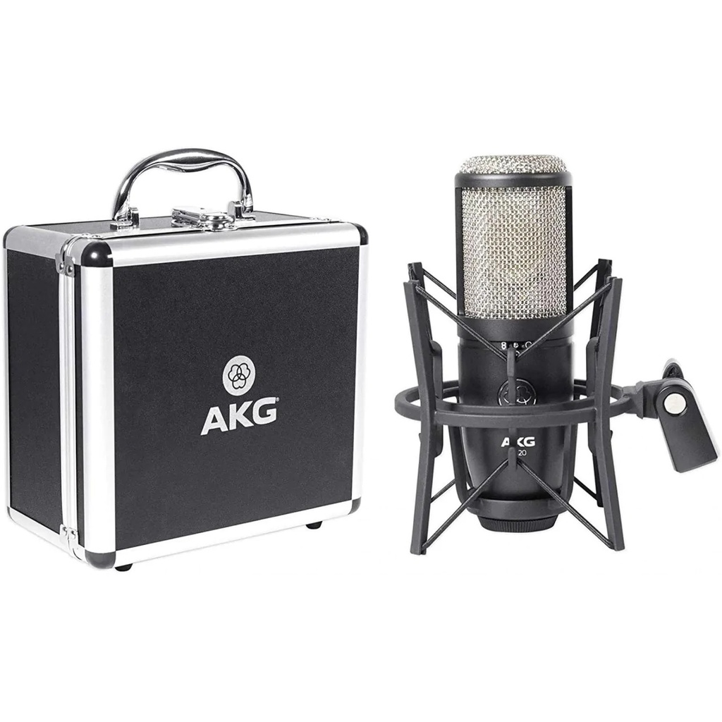 AKG P420 MICROFONO VOCAL ESTUDIO DE CONDENSADOR CON BASE ARAÑA NE VENEZUELA