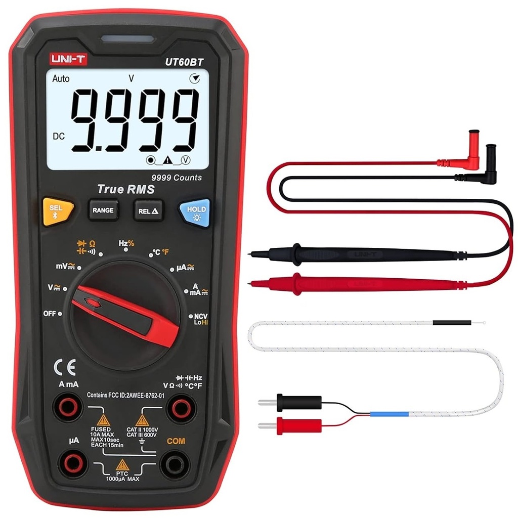UNI-T UT89XE Tester Probador Multímetro True RMS hasta 1000V
