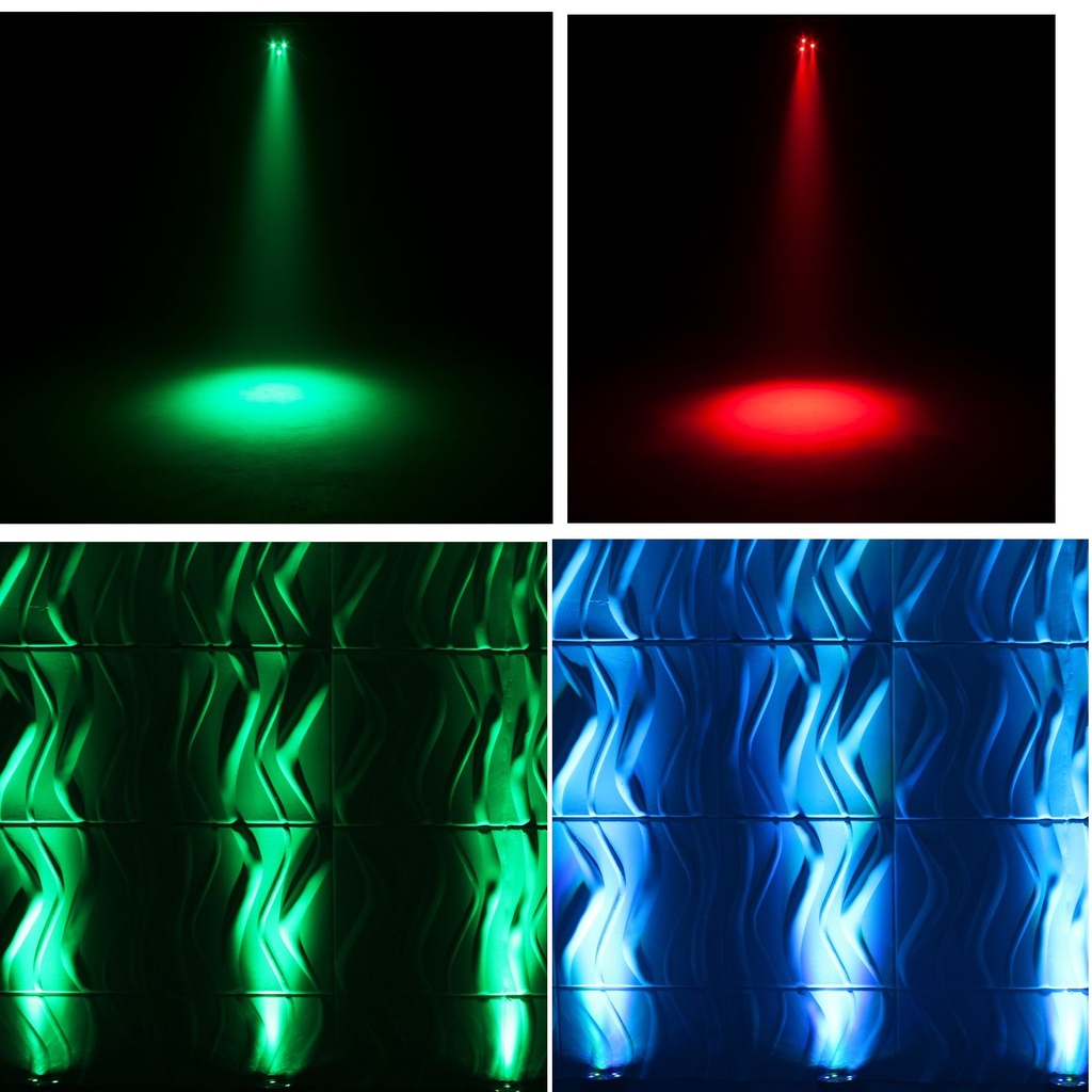 ADJ ELIMINATOR LIGHTINGS PAR LED MINIATURA 12 LED X 1W, DMX