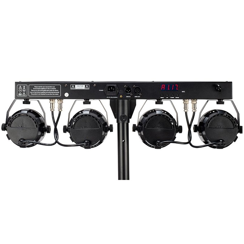 ADJ ELIMINATOR PAR LED Combo 4 Luces De 12 LED X 1W