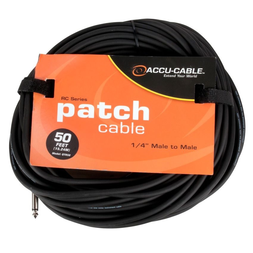 QTR50 ACCU CABLE Plug Mono a Plug Mono 15mts