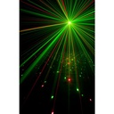ADJ STINGER II LUZ LED Multicolor, UV, Estroboscópica, Laser Rojo y Verde