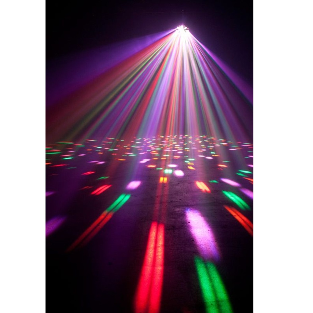 ADJ STINGER II LUZ LED Multicolor, UV, Estroboscópica, Laser Rojo y Verde