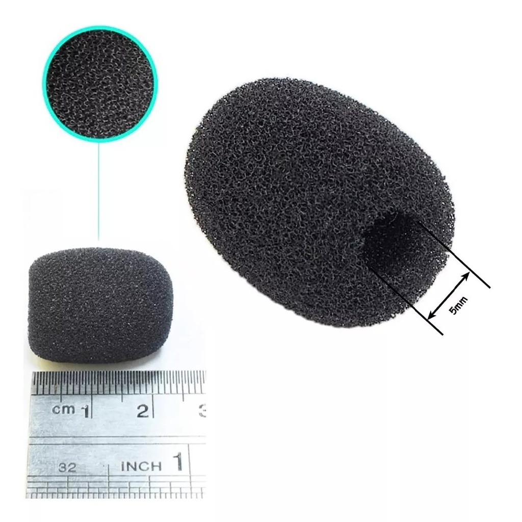 CLIPS DE CORBATA CON TAPAVIENTO DE MICROFONO DE SOLAPA 7.5MM