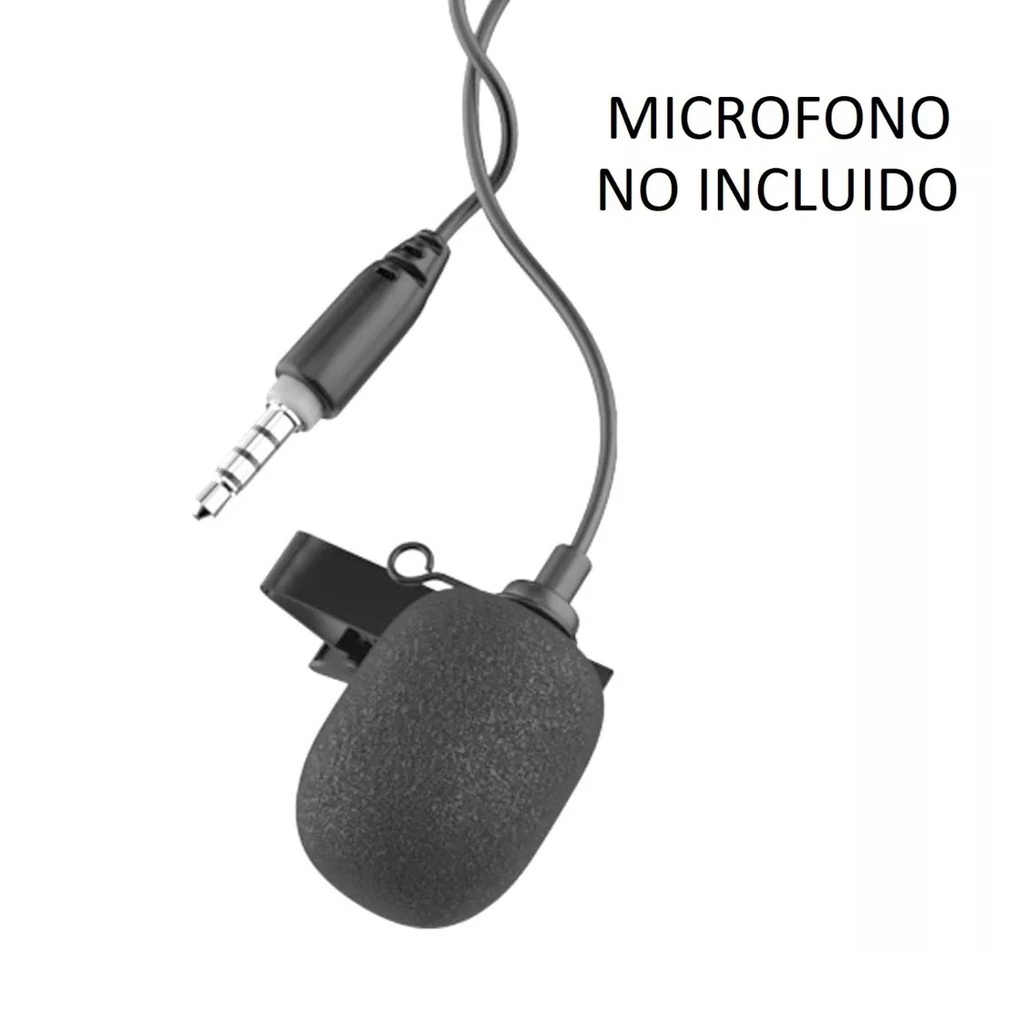 CLIPS DE CORBATA CON TAPAVIENTO DE MICROFONO DE SOLAPA 7.5MM