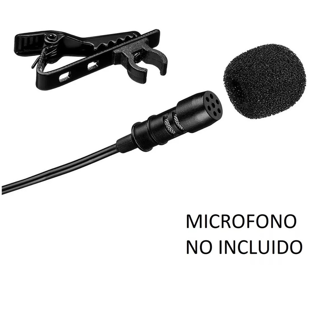 CLIPS DE CORBATA CON TAPAVIENTO DE MICROFONO DE SOLAPA 5MM