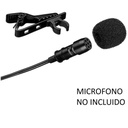 CLIPS DE CORBATA CON TAPAVIENTO DE MICROFONO DE SOLAPA 5MM