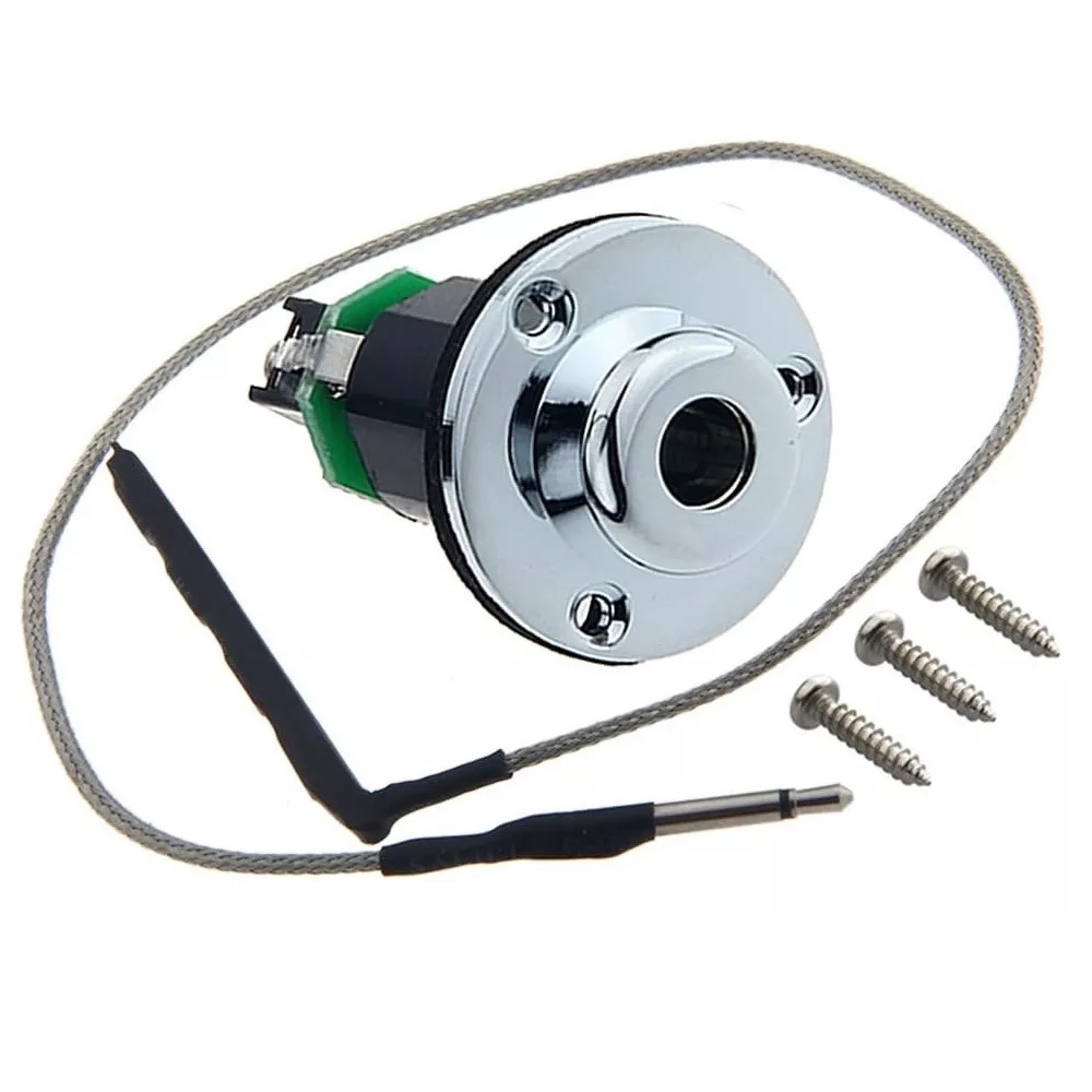 MICROFONO CHAPA DE CEJILLA LYWS 1/4" PIEZO PICKUP PARA GUITARRA ACUSTICA