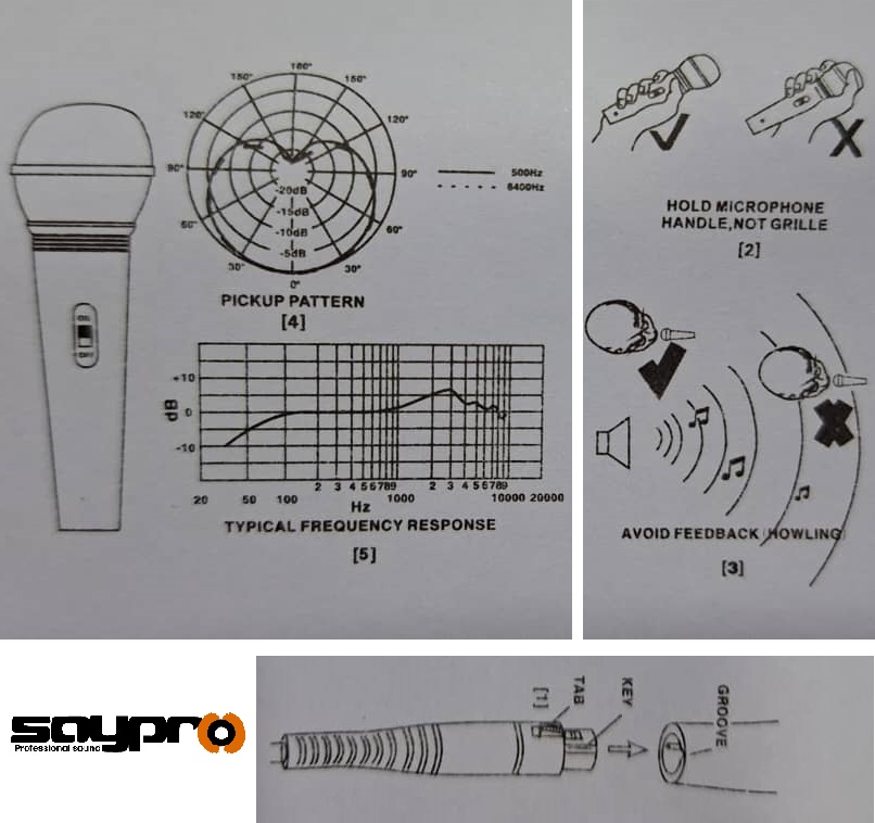 SAYPRO MICROFONO VOCAL
