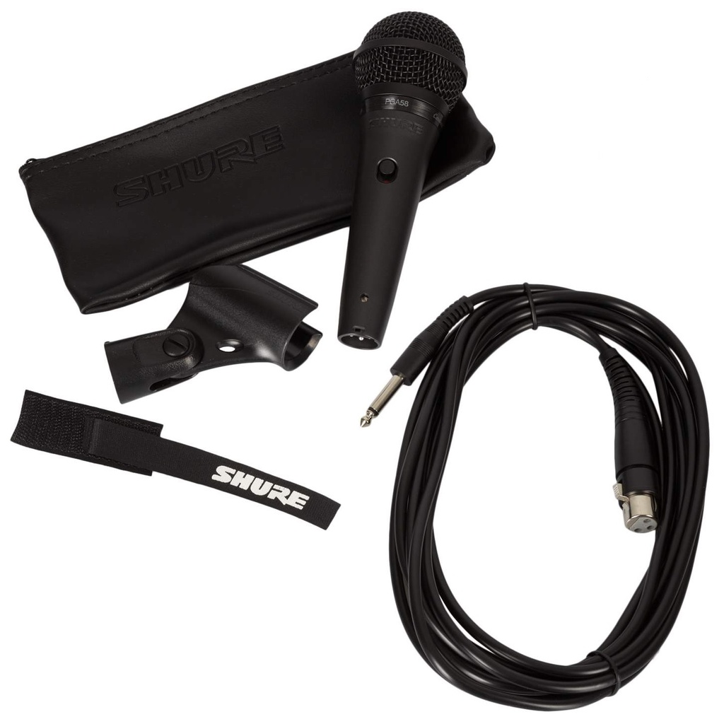 SHURE MICROFONO VOCAL Con Cable XLR a PLug