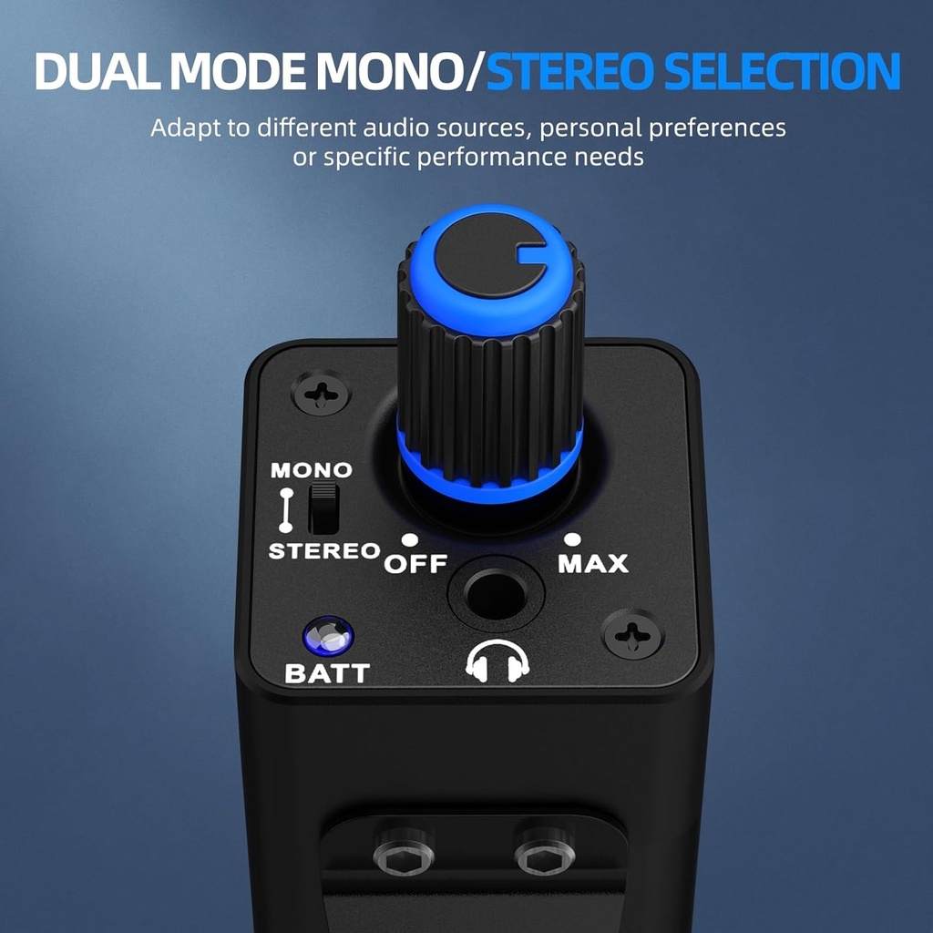 FZONE P4 In-Ear Belt-Pack Monitor Personal de Oído (AMPLIFICADOR DE AUDIFONOS)
