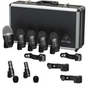 BEHRINGER MICROFONOS DE INSTRUMENTO PARA BATERIA COMBO DE 7 PIEZAS