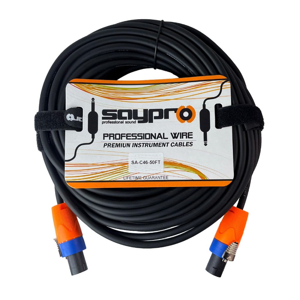 SAYPRO SA-C46-50 CABLE DE CORNETA SPEAKON A SPEAKON 15 METROS