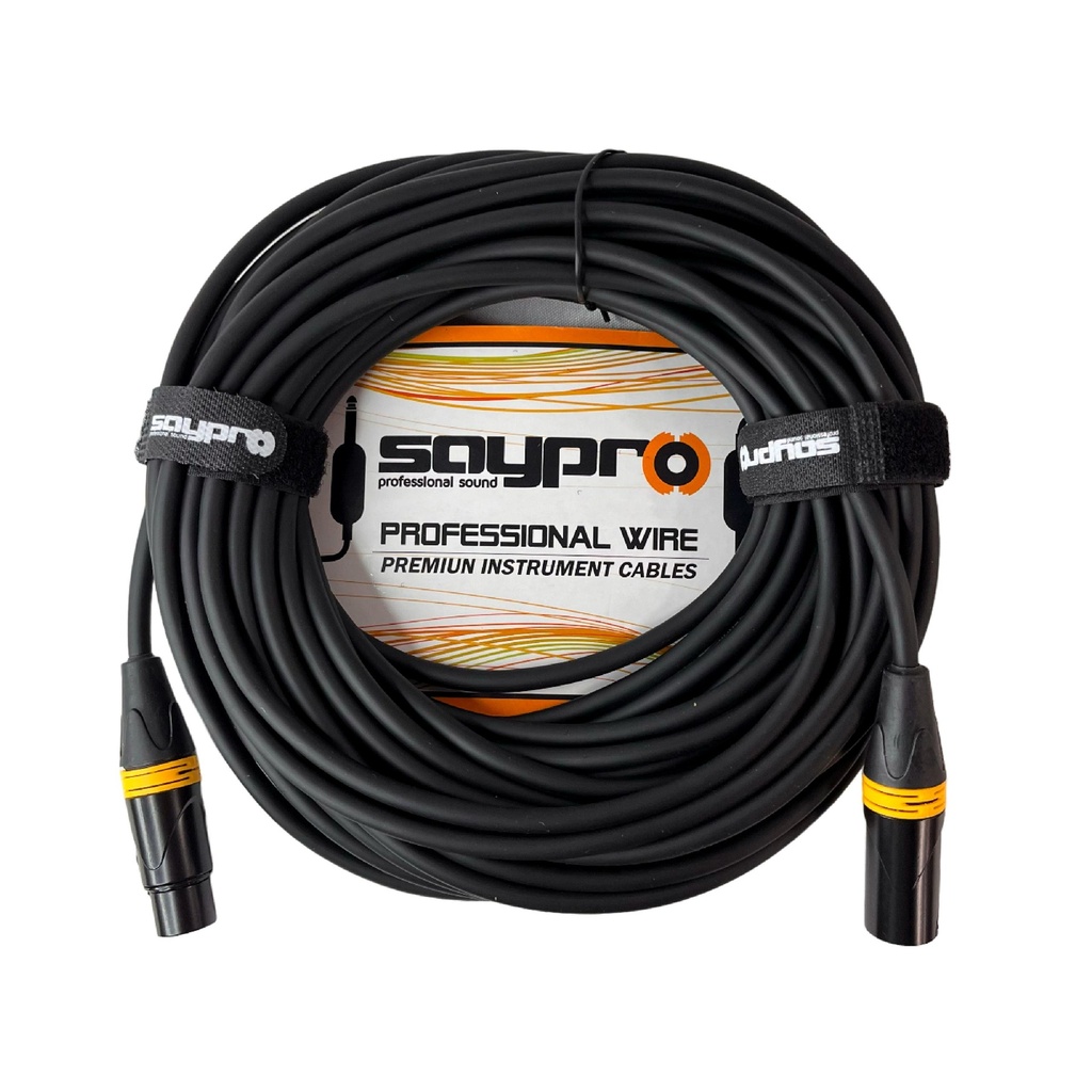 SAYPRO SA-C26-50FT Cable de Audio, Microfono o Corneta Amplificada  XLR 15MTS