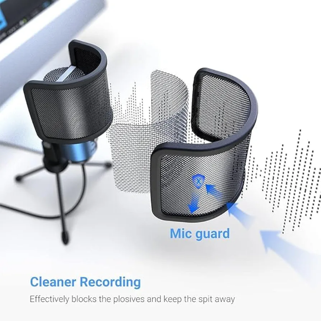 ANTIPOP FILTRO AOKEO ADAPTABLES A MICROFONOS POR LIGAS
