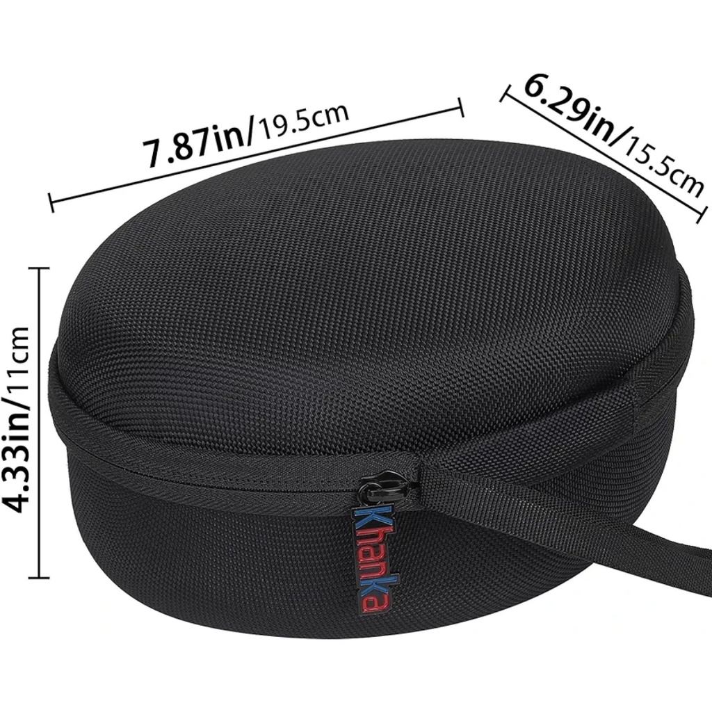 Estuche semi duro de AudífonosKhanka Funda de transporte rígida de repuesto para auriculares Pioneer DJ CUE1/HDJ-CUE1-BT Bluetooth On-Ear DJ, solo funda.