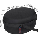 Estuche semi duro de AudífonosKhanka Funda de transporte rígida de repuesto para auriculares Pioneer DJ CUE1/HDJ-CUE1-BT Bluetooth On-Ear DJ, solo funda.