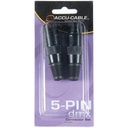 ACCU CABLE ACXLR5PSET Conector DMX XLR Hembra y Macho 5 Pines B