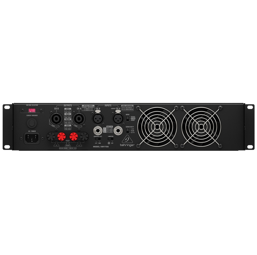 BEHRINGER AMPLIFICADOR POWER 800W x 2 CANALES