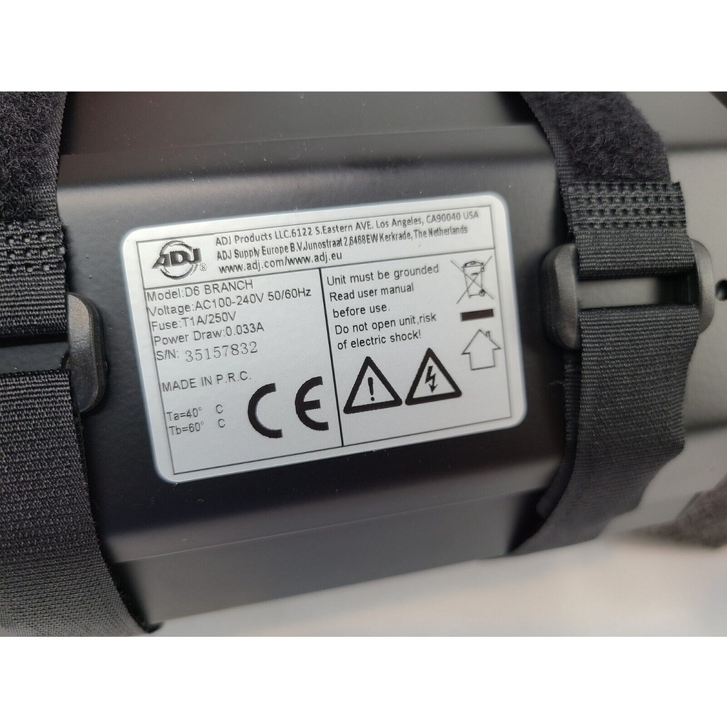 ADJ DISTRIBUIDOR / AMPLIFICADOR SEÑAL DMX 6 CANALES