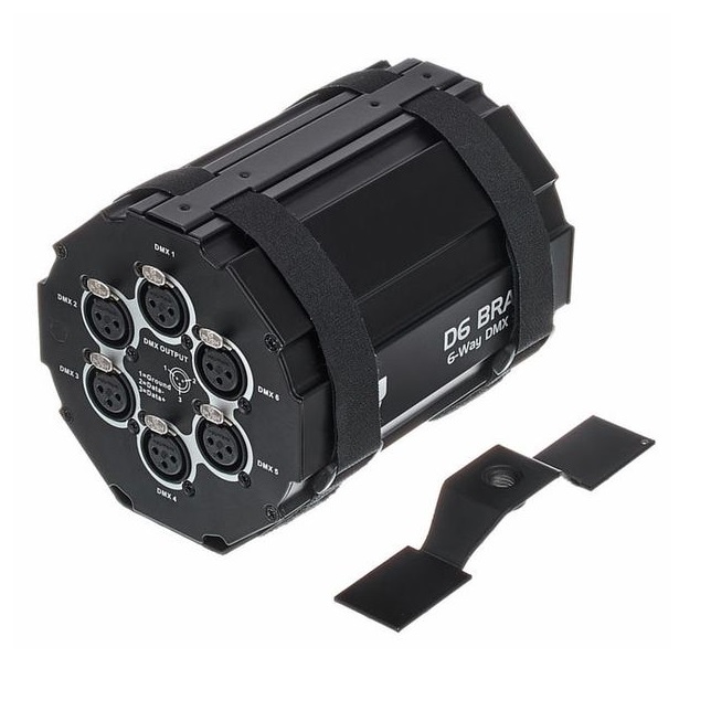 ADJ DISTRIBUIDOR / AMPLIFICADOR SEÑAL DMX 6 CANALES