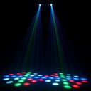 ADJ ELIMINATOR LIGHTING LUZ DERBY, MULTICOLOR, UV, STROBE, LASER ROJO Y NEGRO