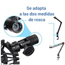 CLAMP CLIP DE SOPORTE TIPO ARAÑA PARA MICROFONO DE ESTUDIO tip