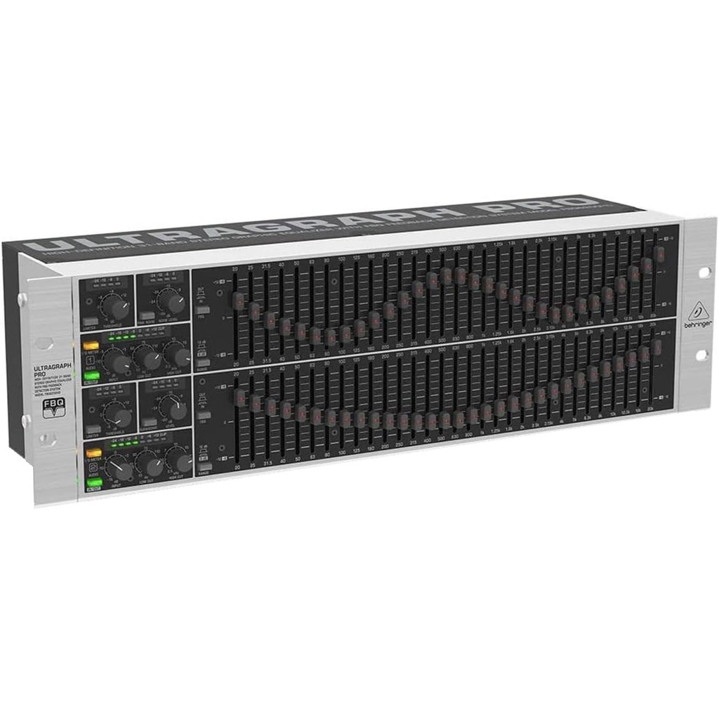 BEHRINGER FBQ6200HD Ecualizador Gráfico 31 Bandas Estéreo Con detección de Feedback