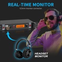 XTUGA RW2080-4 In-Ear Cuatro Belt-Pack Monitor personal de Oído Inalámbrica 2 Mezclas Estéreo