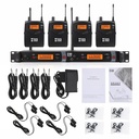 XTUGA RW2080-4 In-Ear Cuatro Belt-Pack Monitor personal de Oído Inalámbrica 2 Mezclas Estéreo
