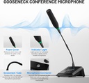PHENYX PRO PTC-4 MICROFONO INALAMBRICO DE CONFERENCIAS 8en1 UHF (copiar)
