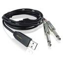 BEHRINGER CABLE DE INTERFAZ USB A PLUG ESTÉREO 1/4" ENTRADA DE LÍNEA A