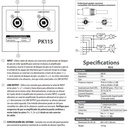 BEHRINGER ALTAVOCES 2 VIAS PASIVO