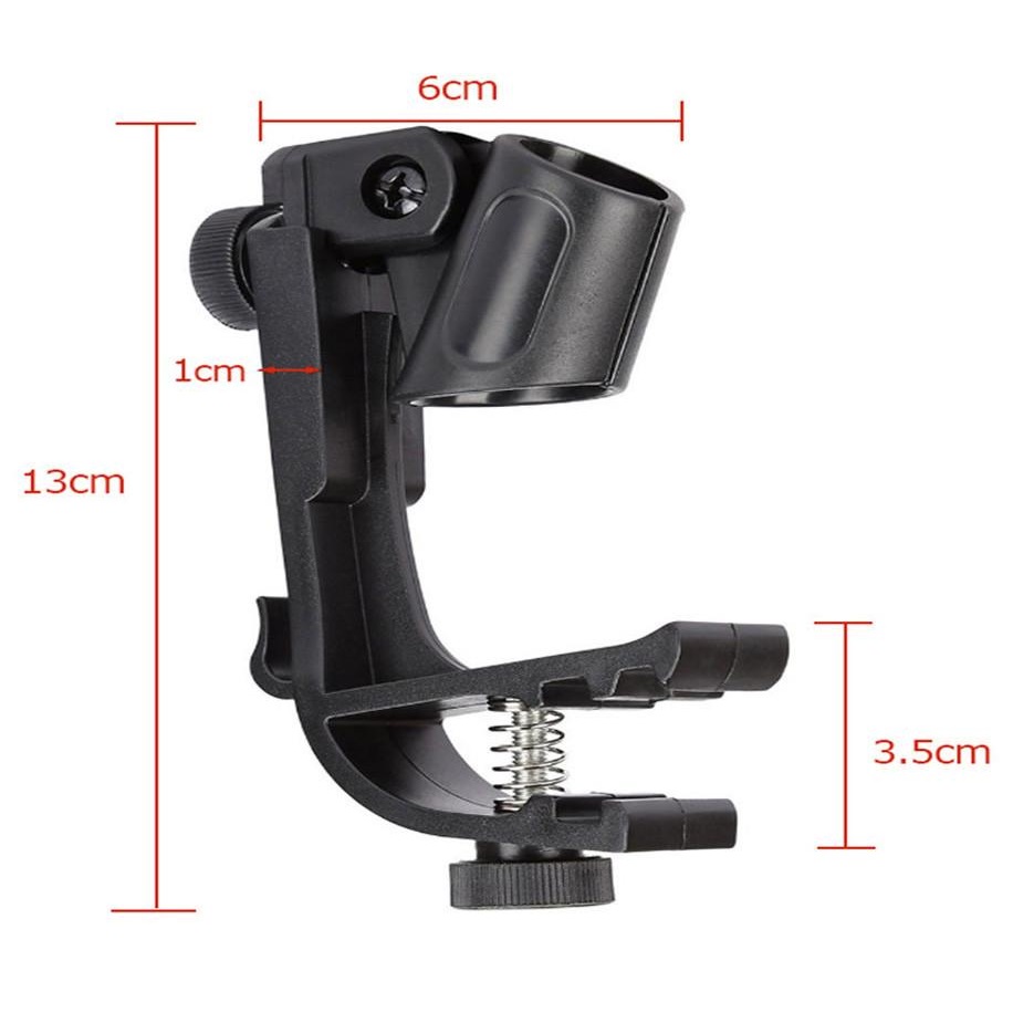 CLAMP CLIP DE MICROFONO PARA TAMBOR PRECIO DEL PAR