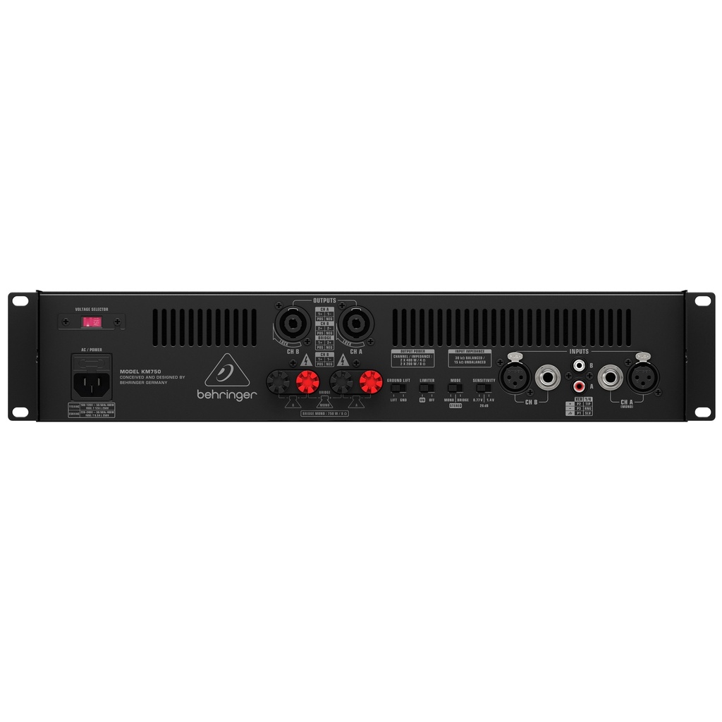 BEHRINGER AMPLIFICADOR POWER 750W 2 CANALES