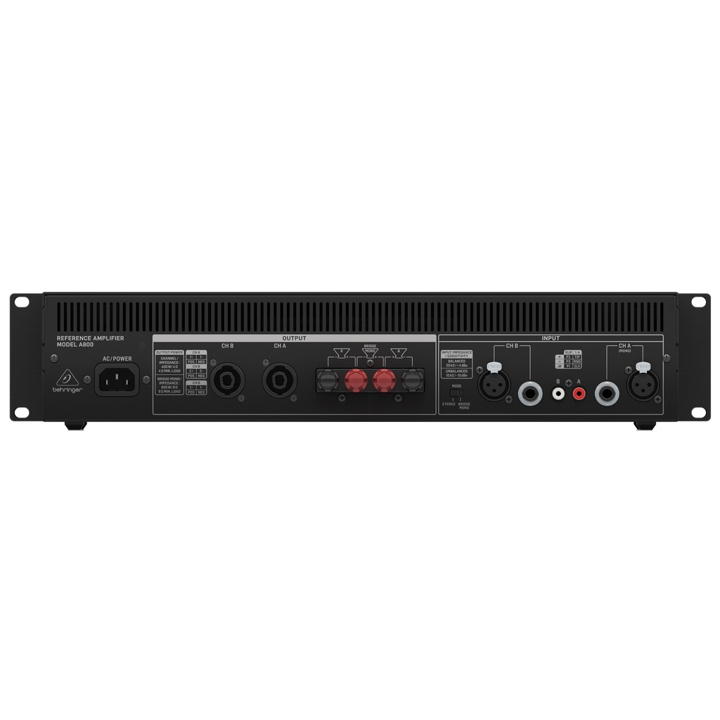 BEHRINGER AMPLIFICADOR POWER 800W 2 CANALES