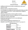 BEHRINGER AUDIFONOS DE ESTUDIO