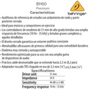 BEHRINGER AUDIFONOS DE ESTUDIO