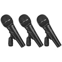 BEHRINGER MICROFONO  VOCAL DINAMICOS CARIOIDE ULTRAVOICE PACK 3 UNIDADES