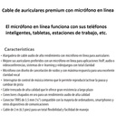 BEHRINGER MICROFONO MINI OMNIDIRECCIONAL CON CABLE 2MT TRS A TRRS