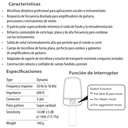 BEHRINGER MICROFONO PARA INSTRUMENTOS Y VOCALES DINAMICO SUPER CARDIOIDE