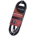 ACCU-CABLE XLR HEMBRA A PLUG MONO PARA MICROFONO DE ALTA 3.6 MTS